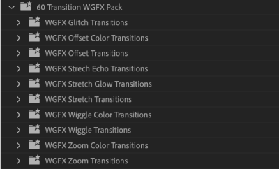 Premiere Pro プレミアプロ 無料 トランジション Wahla GFX スムーズトランジションパック