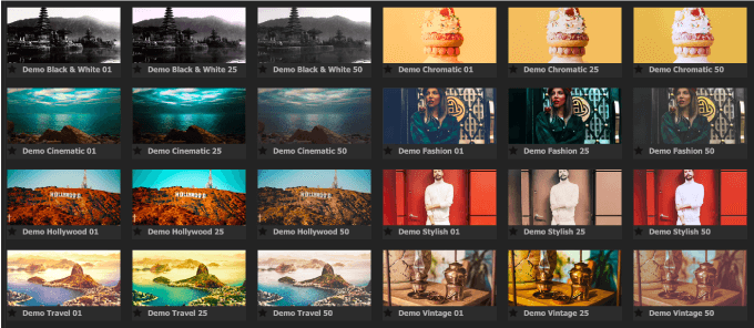 Premiere Studio 無料 Color Presets