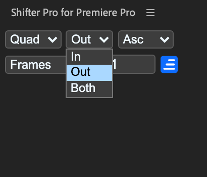 Shifter Pro for Premiere Pro イージング 設定 使い方