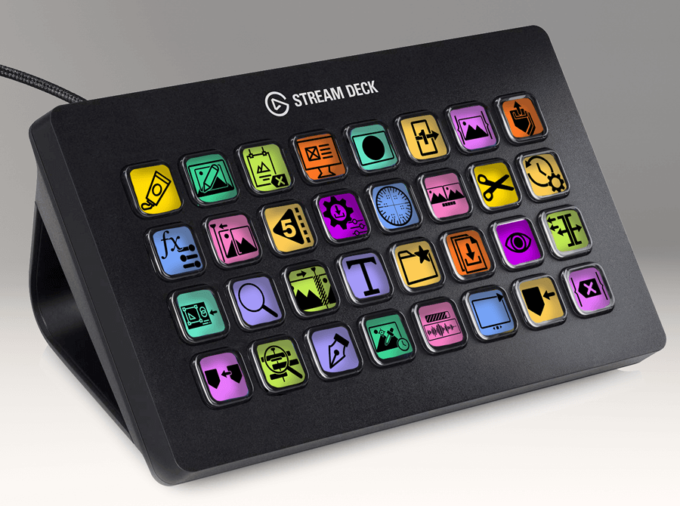 Stream Deck Loupedeck iPad Premiere Pro After Effects Photoshop Final Cut Pro X DaVinci Resolve Shortcut Icons